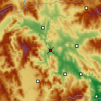 Nearby Forecast Locations - Veles - Mapa