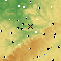 Nearby Forecast Locations - Schorndorf - Mapa