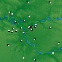 Nearby Forecast Locations - Champs-sur-Marne - Mapa
