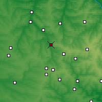Nearby Forecast Locations - Toreck - Mapa