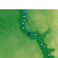 Nearby Forecast Locations - Manfalút - Mapa