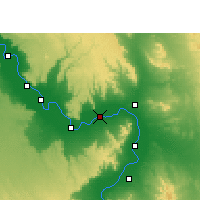 Nearby Forecast Locations - Dishna - Mapa