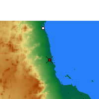 Nearby Forecast Locations - Suakin - Mapa