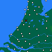 Nearby Forecast Locations - Lisse - Mapa