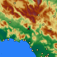 Nearby Forecast Locations - Cassino - Mapa