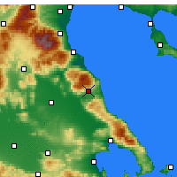 Nearby Forecast Locations - Agia - Mapa