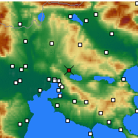 Nearby Forecast Locations - Lagkadas - Mapa