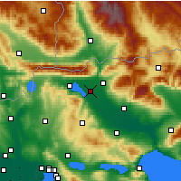 Nearby Forecast Locations - Irakleia - Mapa