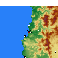 Nearby Forecast Locations - Concón - Mapa
