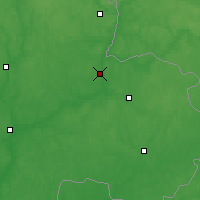 Nearby Forecast Locations - Kryčaŭ - Mapa