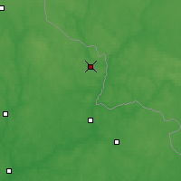 Nearby Forecast Locations - Mscislaŭ - Mapa