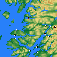 Nearby Forecast Locations - Loch Morar - Mapa