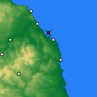 Nearby Forecast Locations - Holy Island - Mapa