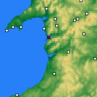 Nearby Forecast Locations - Barmouth - Mapa