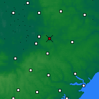 Nearby Forecast Locations - Thetford - Mapa