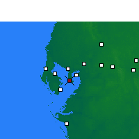 Nearby Forecast Locations - Macdill - Mapa