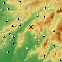 Nearby Forecast Locations - Holazne - Mapa