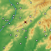 Nearby Forecast Locations - Mikulcak - Mapa