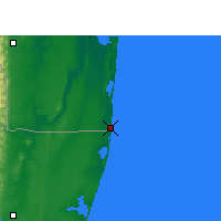 Nearby Forecast Locations - Ponta do Ouro - Mapa