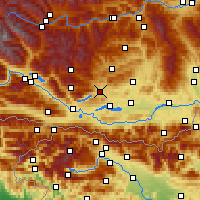 Nearby Forecast Locations - Feldkirchen - Mapa