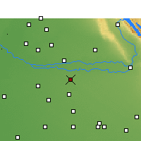 Nearby Forecast Locations - Ludhijána - Mapa