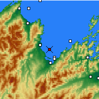 Nearby Forecast Locations - Tasman Bay - Mapa