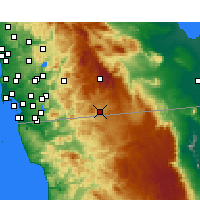 Nearby Forecast Locations - Campo - Mapa