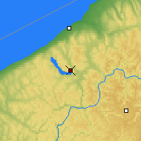 Nearby Forecast Locations - Chautauqua - Mapa