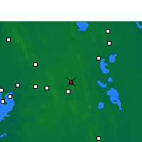 Nearby Forecast Locations - Winter Haven's Gilbert (Letiště) - Mapa