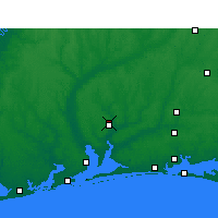 Nearby Forecast Locations - Milton - Mapa