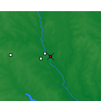 Nearby Forecast Locations - Bossier City - Mapa