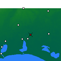 Nearby Forecast Locations - Lake Charles - Mapa