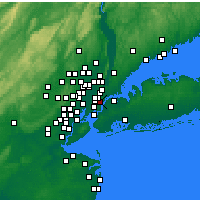 Nearby Forecast Locations - New York - Mapa