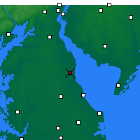 Nearby Forecast Locations - Dover - Mapa