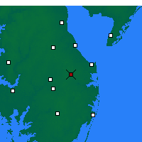 Nearby Forecast Locations - Georgetown - Mapa