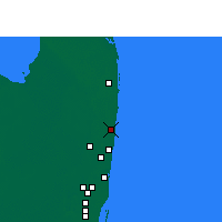 Nearby Forecast Locations - Boca Raton - Mapa