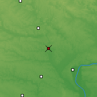 Nearby Forecast Locations - Iowa City - Mapa