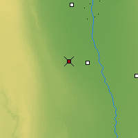 Nearby Forecast Locations - Letecká základna Grand Forks - Mapa