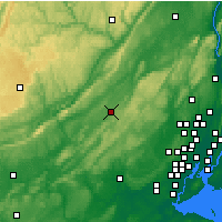 Nearby Forecast Locations - Andover - Mapa