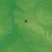 Nearby Forecast Locations - Kraśnik - Mapa