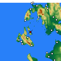 Nearby Forecast Locations - Ithaka - Mapa