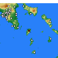 Nearby Forecast Locations - Kea - Mapa