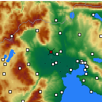Nearby Forecast Locations - Giannitsa - Mapa