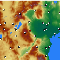 Nearby Forecast Locations - Nausa - Mapa