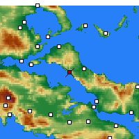 Nearby Forecast Locations - Limni - Mapa