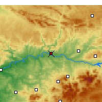 Nearby Forecast Locations - Andújar - Mapa