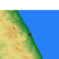 Nearby Forecast Locations - Marsá Alam - Mapa