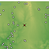 Nearby Forecast Locations - Springfield - Mapa
