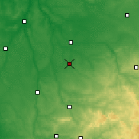 Nearby Forecast Locations - La Trimouille - Mapa