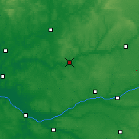 Nearby Forecast Locations - Château-du-Loir - Mapa